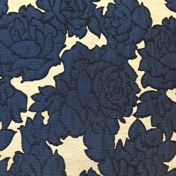 Lane Bryant Blue Rose Floral Brocade Circle Skirt NWT Size 24 - Picture 3 of 9